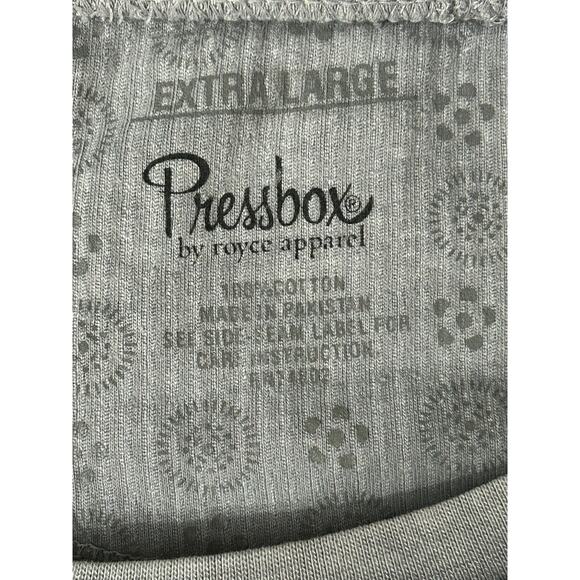 UW La Crosse Shirt Waffle Knit Gray Pressbox Relaxed Fit Size XL - Picture 2 of 4